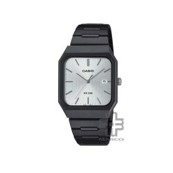 Casio General MTP-B185B-7AV Black Stainless Steel Band Men Watch