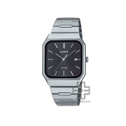 Casio General MTP-B185D-1AV Silver Stainless Steel Band Men Watch