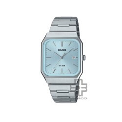 Casio General MTP-B185D-2A2V Silver Stainless Steel Band Men Watch