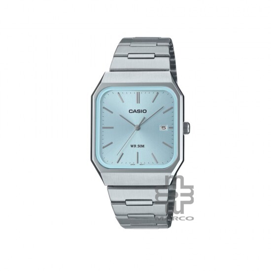 Casio General MTP-B185D-2A2V Silver Stainless Steel Band Men Watch Casio General MTP-B185D-2A2V Silver Stainless Steel Band Men Watch