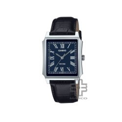 Casio General MTP-B190L-2BV Black Leather Band Men Watch