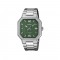 Casio General MTP-B195D-3AV Silver Stainless Steel Band Men Watch