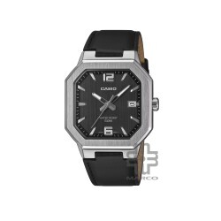 Casio General MTP-B195L-1AV Black Leather Band Men Watch