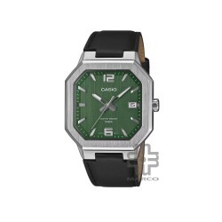 Casio General MTP-B195L-3AV Black Leather Band Men Watch