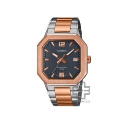 Casio General MTP-B195RG-2AV Rose Gold Stainless Steel Band Men Watch