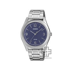 Casio General MTP-B210D-2A2V Silver Stainless Steel Band Men Watch
