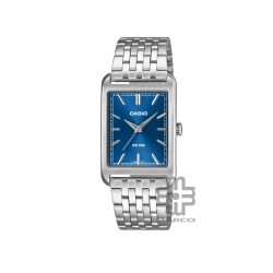 Casio General MTP-B215D-2AV Silver Stainless Steel Band Men Watch