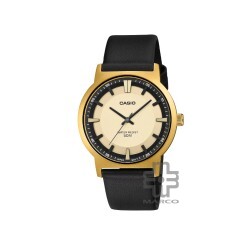 Casio General MTP-B220GL-9AV Black Leather Band Men Watch