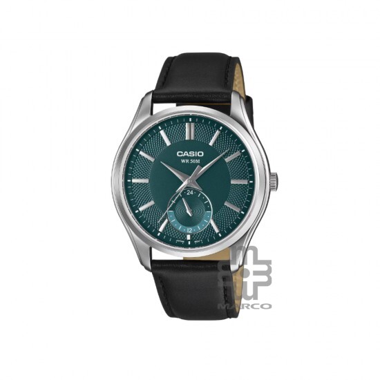 Casio General MTP-B315L-3AV Black Leather Band Men Watch