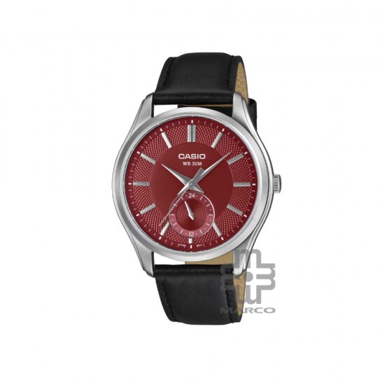 Casio General MTP-B315L-4AV Black Leather Band Men Watch