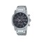 Casio General MTP-E510D-1A1V Silver Stainless Steel Band Men Watch