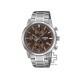 Casio General MTP-E510D-5AV Silver Stainless Steel Band Men Watch