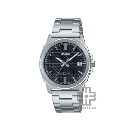 Casio General MTP-E720D-1AV Silver Stainless Steel Band Men Watch Casio General MTP-E720D-1AV Silver Stainless Steel Band Men Watch