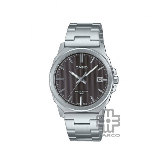 Casio General MTP-E720D-8AV Silver Stainless Steel Band Men Watch Casio General MTP-E720D-8AV Silver Stainless Steel Band Men Watch