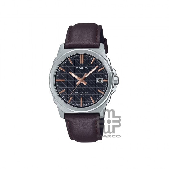 Casio General MTP-E720L-5AV Dark Brown Leather Band Men Watch Casio General MTP-E720L-5AV Dark Brown Leather Band Men Watch