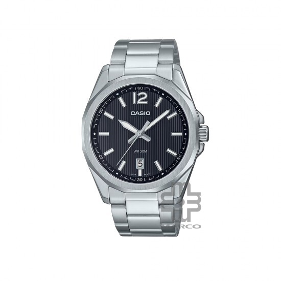 Casio General MTP-E725D-1AV Silver Stainless Steel Band Men Watch Casio General MTP-E725D-1AV Silver Stainless Steel Band Men Watch