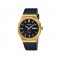 Casio General MTP-E735GL-1AV Black Leather Band Men Watch