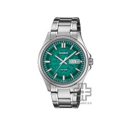 Casio General MTP-E740-3AV Silver Stainless Steel Band Men Watch