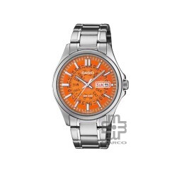 Casio General MTP-E740-4AV Silver Stainless Steel Band Men Watch