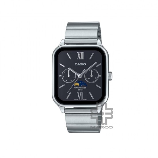 Casio General MTP-M305D-1A2V Silver Stainless Steel Band Men Watch Casio General MTP-M305D-1A2V Silver Stainless Steel Band Men Watch