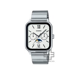 Casio General MTP-M305D-7A2V Silver Stainless Steel Band Men Watch