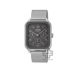 Casio General MTP-M306M-8AV Silver Stainless Steel Mesh Band Men Watch