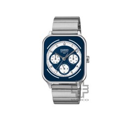 Casio General MTP-M307D-2BV Silver Stainless Steel Band Men Watch