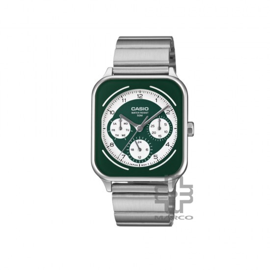 Casio General MTP-M307D-3BV Silver Stainless Steel Band Men Watch Casio General MTP-M307D-3BV Silver Stainless Steel Band Men Watch
