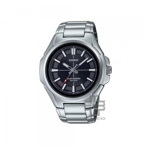 Casio General MTP-RS100D-1AV Silver Stainless Steel Band Men Watch