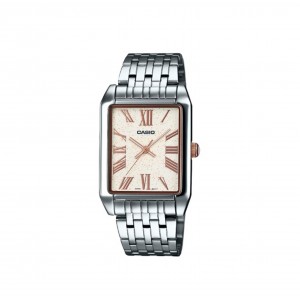 Casio General MTP-TW101D-7A Silver Stainless Steel Band Unisex Watch