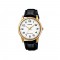Casio General MTP-V001GL-7B Black Leather Band Men Watch