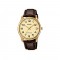 Casio General MTP-V001GL-9B Dark Brown Leather Band Men Watch