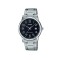 Casio General MTP-V002D-1B Silver Stainless Steel Band Men Watch