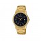 Casio General MTP-V002G-1B Gold Stainless Steel Band Men Watch