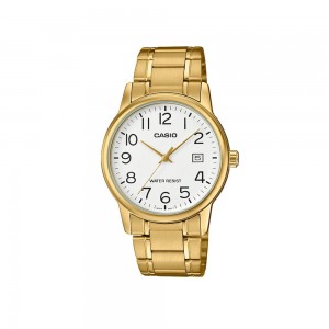 Casio General MTP-V002G-7B2 Gold Stainless Steel Band Men Watch