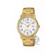 Casio General MTP-V002G-7B2 Gold Stainless Steel Band Men Watch