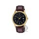 Casio General MTP-V002GL-1B Dark Brown Leather Band Men Watch Casio General MTP-V002GL-1B Dark Brown Leather Band Men Watch