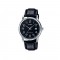 Casio General MTP-V002L-1B Black Leather Band Men Watch