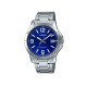 Casio General MTP-V004D-2B Silver Stainless Steel Band Men Watch