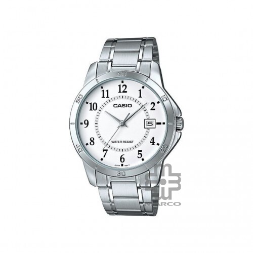 Casio General MTP-V004D-7B Silver Stainless Steel Band Men Watch