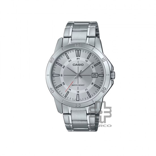 Casio General MTP-V004D-7C Silver Stainless Steel Band Men Watch Casio General MTP-V004D-7C Silver Stainless Steel Band Men Watch