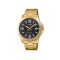 Casio General MTP-V004G-1B Gold Stainless Steel Band Men Watch