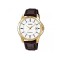 Casio General MTP-V004GL-7A Brown Leather Band Men Watch