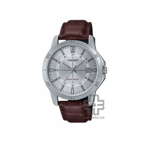 Casio General MTP-V004L-7C Brown Leather Band Men Watch
