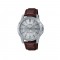 Casio General MTP-V004L-7C Brown Leather Band Men Watch
