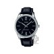 Casio General MTP-V005L-1B Black Leather Band Men Watch 