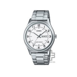 Casio General MTP-V006D-7B2 Silver Stainless Steel Band Men Watch
