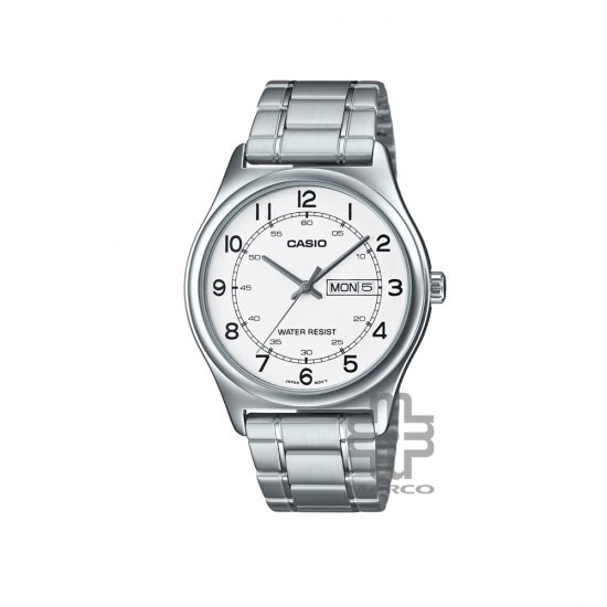 Casio General MTP-V006D-7B2 Silver Stainless Steel Band Men Watch