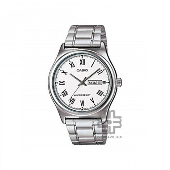 Casio General MTP-V006D-7B Silver Stainless Steel Band Men Watch  Casio General MTP-V006D-7B Silver Stainless Steel Band Men Watch