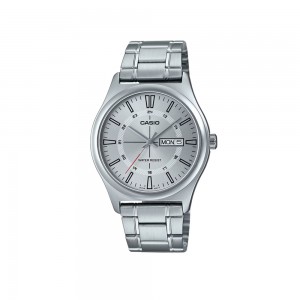 Casio General MTP-V006D-7C Silver Stainless Steel Band Men Watch